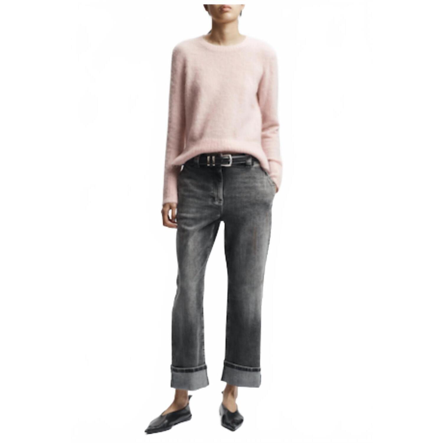 New Saint Art Denim Straight Leg Pants In Blue